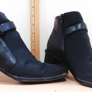 Black ankle boots